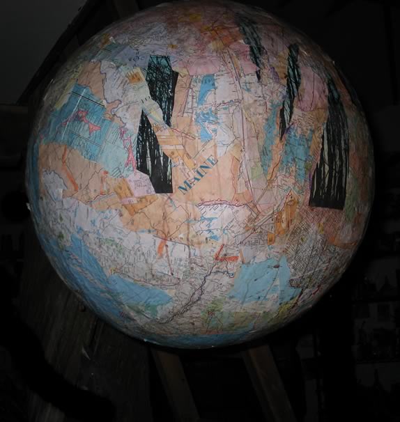 Maine Globe by Abby Shahn